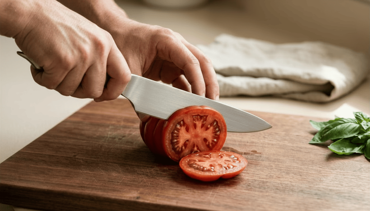 Slow travel · breakfast in a sunlit kitchen