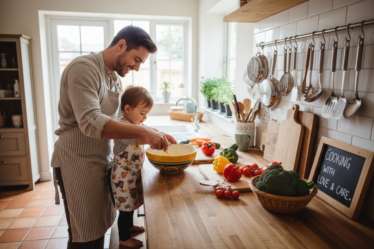 When Kids Join the Kitchen: A Parent's Guide to Safe Family Cooking