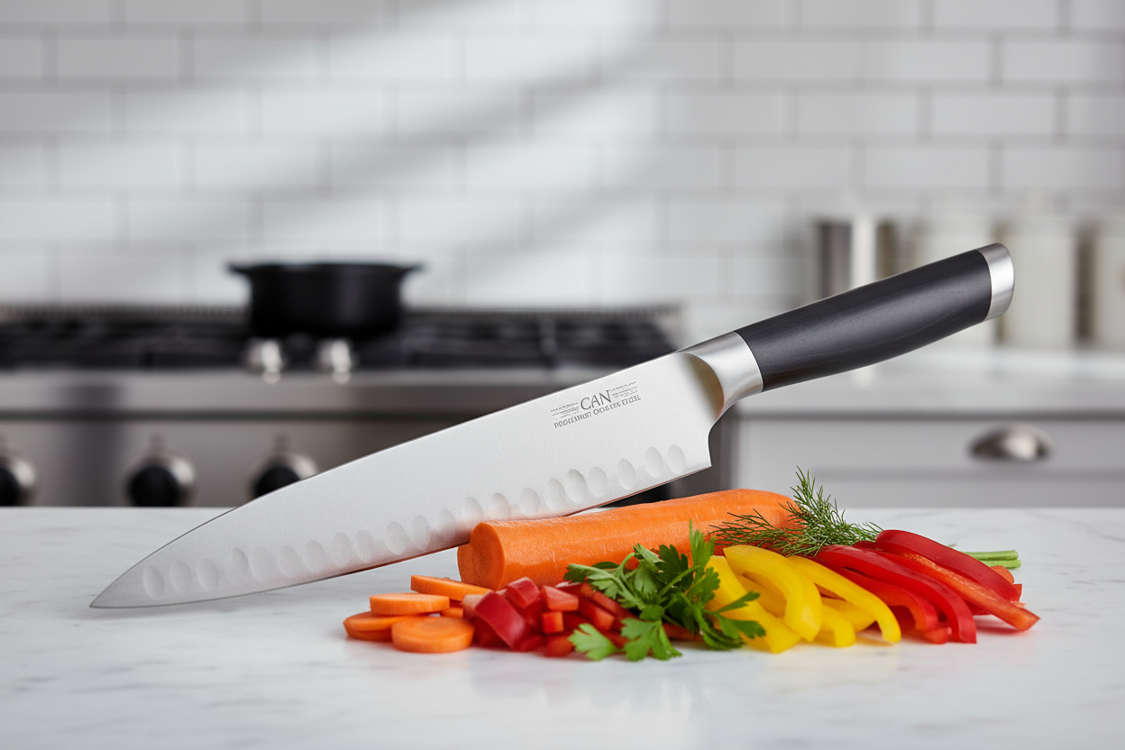 Upgrade to Cleaner and Stronger Meal Prep with our Titanium-infused German Steel Knives!