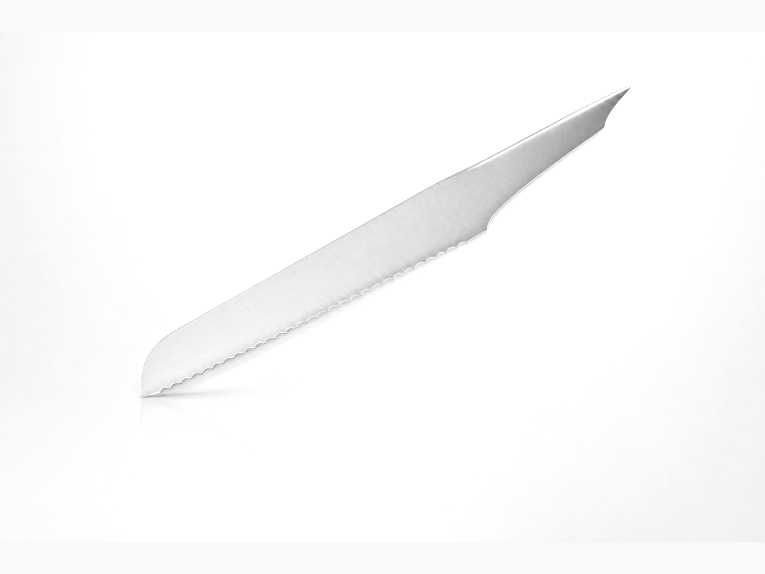 Steady bread knife · 9 inch · matte silver, one piece